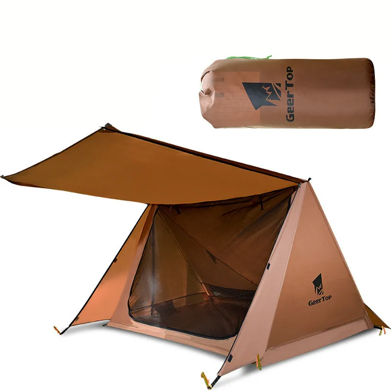 

Outdoor Windproof Camp Tent 4 Season Tent Sun Shelter for Family Camping Hunting Fishing Hiking