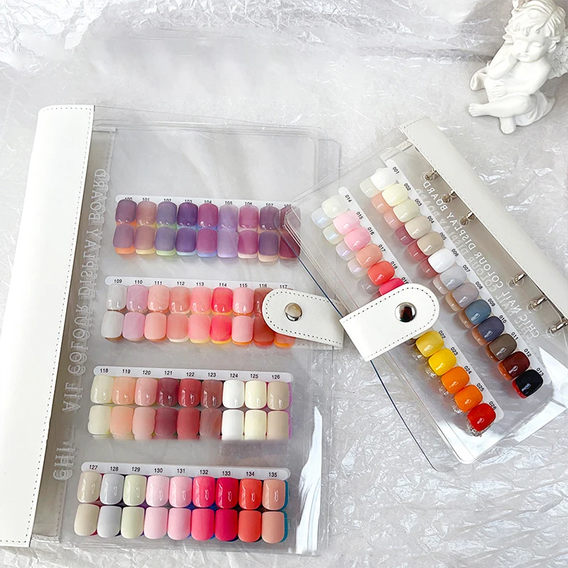 네일 아트 조각 보관 도서 용량 전시 사진 앨범 카드 클립 디스플레이 보드, DIY 간단한 앨범 보관 도서