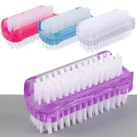 Double-Sided Nail Cleaning Brush, Manicure and Pedicure Tool, Ideal for Fingernails and Toenails 1