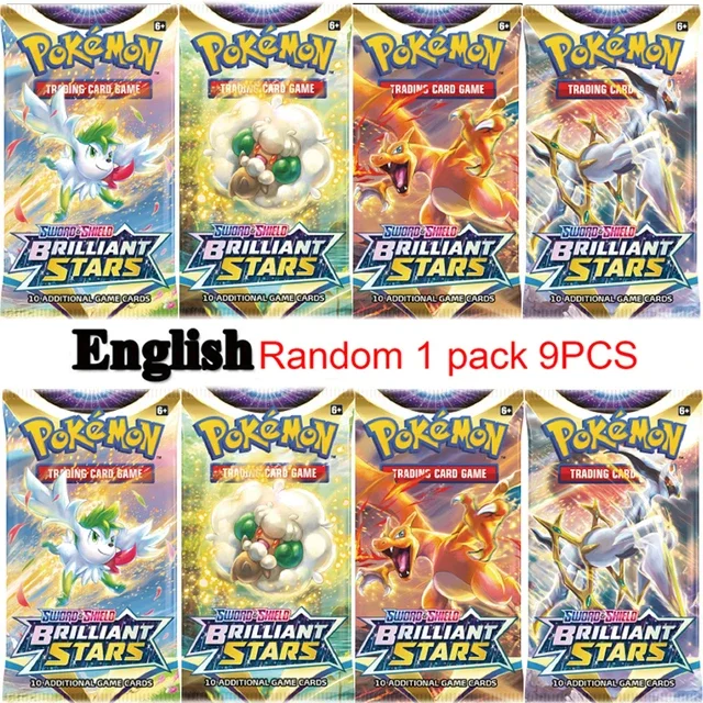 9/10Pcs Pokemon Cards Vmax GX Mega Evolutions Darkness