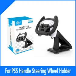 Multi Axis Steering Wheel Races Gaming Handle Holder with Bracket for PS5 Car Racing Games Professional Handle Controller