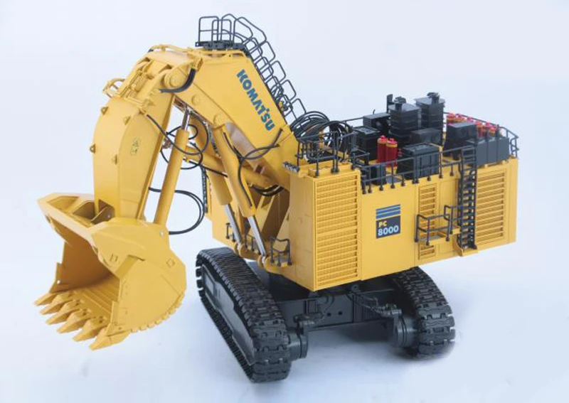 1 50 Pc8000 11 Komatsu Mining Front Shovel Excavator Alloy Car Model Gifts Souvenir Toys Aliexpress