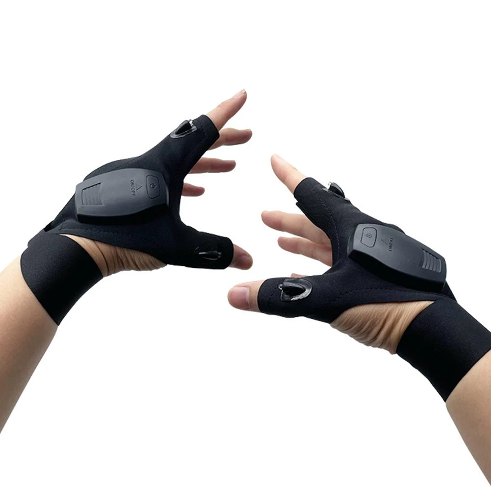 Gants de lampe de poche LED rechargeables pour hommes, gadgets