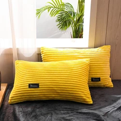 2pc Thinken Winter Magic Velvet Pillowcase on bedding Warm and comfortable Home Decoration Pillow Covers 48×74CM