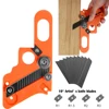 Edge Banding Trimmer, Veneer Edge Cutter Tool with 10Pcs Blade and 4Pcs Circular Edge Scraper, Woodworking Hand Trimming Tool 1