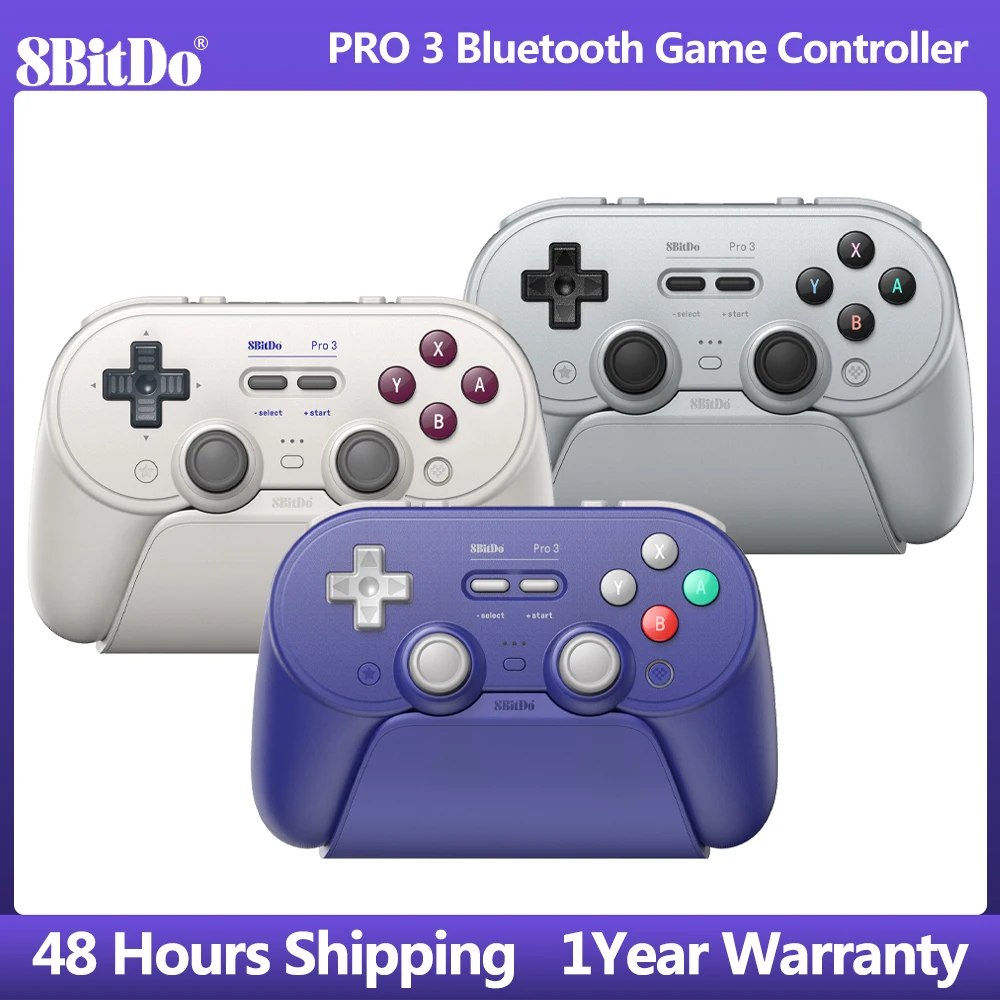 8BitDo Pro 3 Bluetooth ゲームコントローラー ワイヤレス ゲーム