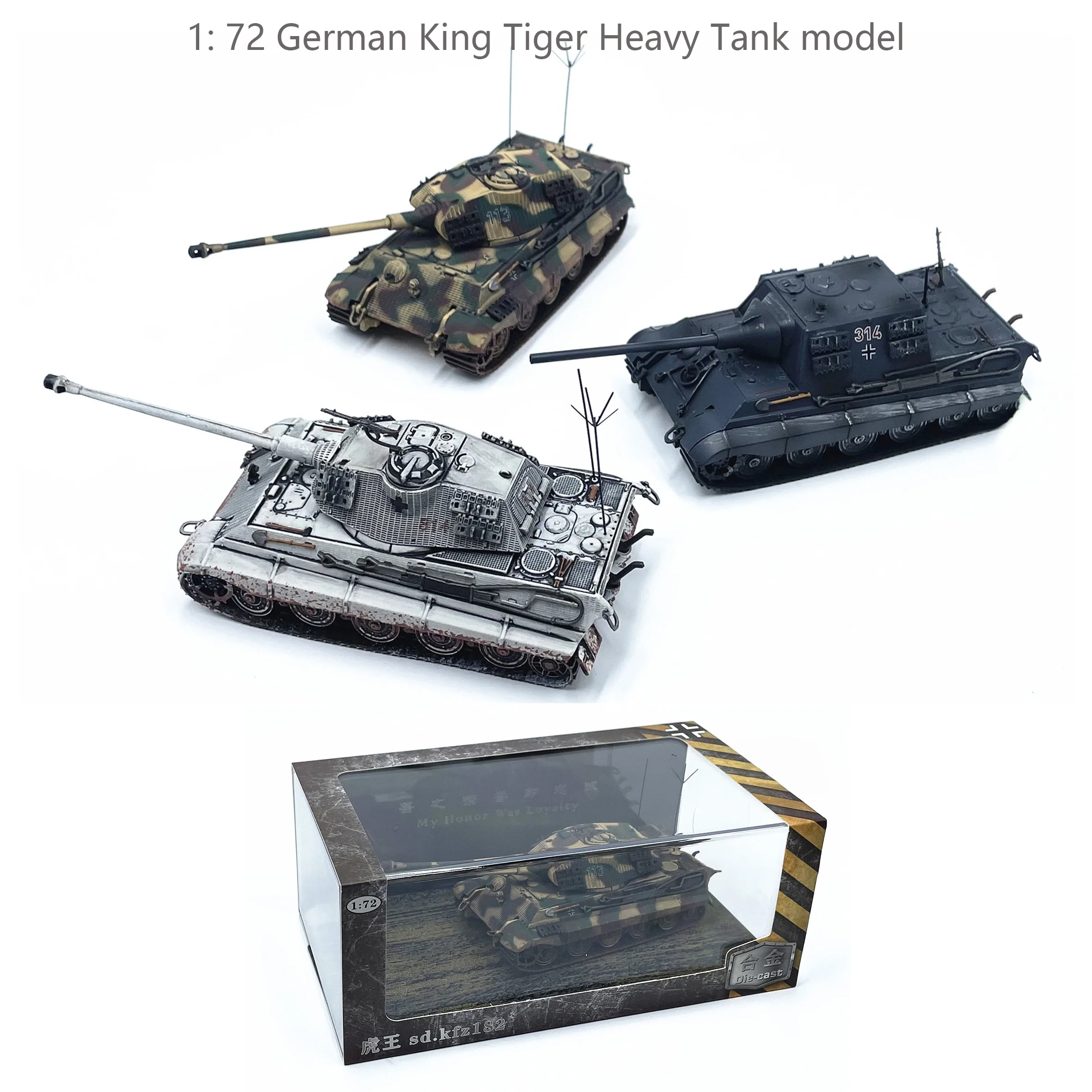 1: 72 German King Tiger Heavy Tank model Jagdtiger Finished