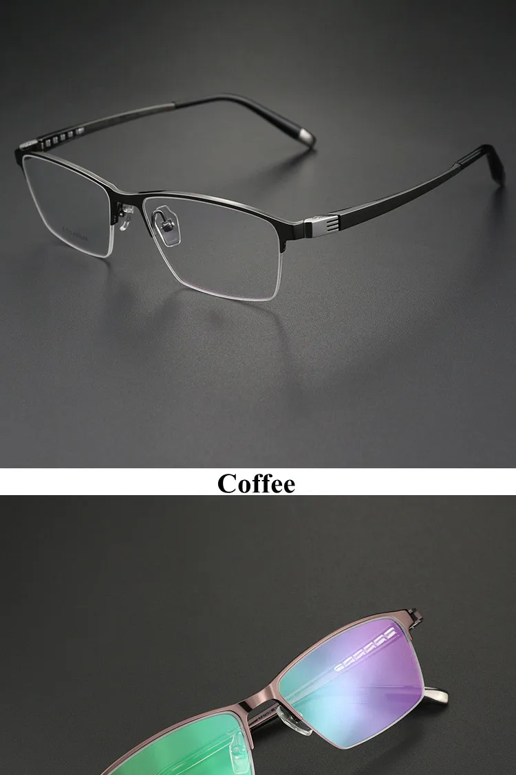 Chashma Ochki Women's Semi Rim Square Titanium Eyeglasses 8