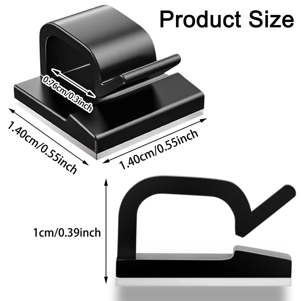 Cable Clips Self Adhesive Cord Management Wire Holder Organizer Clamp USB Data Line Home Wire Clip Accessories 10/20/50Pcs cable organizer,cable clip,cable clamp