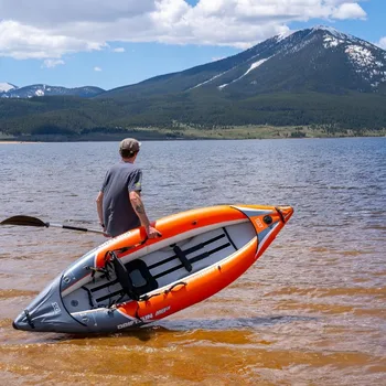 Rover Inflatable Kayak - Inflatable White Water Kayak - Inflatable 1 and 2 Person Kayaks for Adults with High Pressure Floor 6