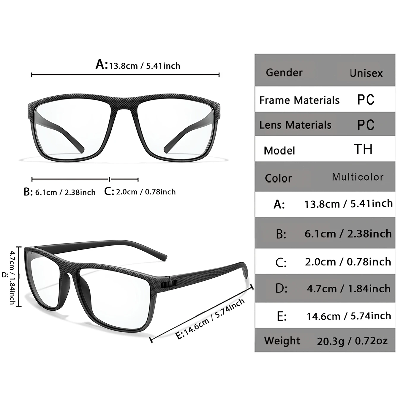 Rectangular Photochromic Reading Glasses Presbyopic Ultra-Lightweight for Middle-aged And Elderly Daily Wear