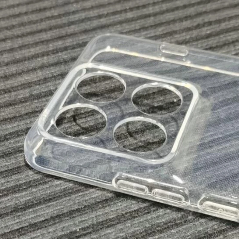 Transparent Soft Silicone Phone Case with Camera Lens Protection – Air Slim Clear TPU Bumper Cover
