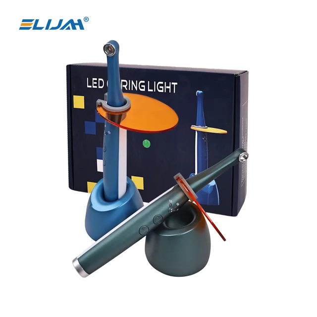 1 Second 10W Wireless LED Light Curing 2500mW/cm² Light Cure Multifunctional Curing Head Resin Light Curing Dentist Equipment