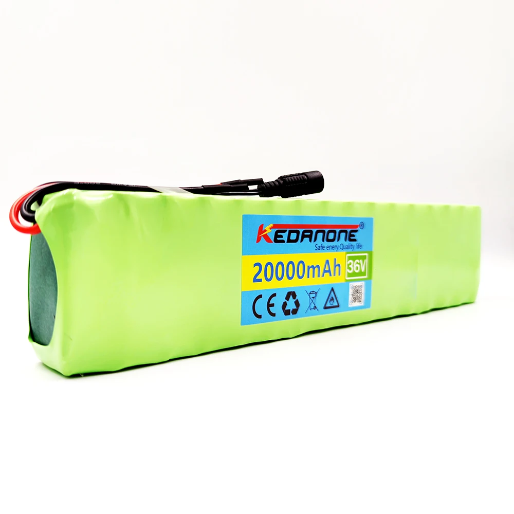 

36V20Ah 18650 lithium battery pack 10S3P 20000mah 250W-500W Same port 42V Electric Scooter M365 ebike Power Battery with BMS