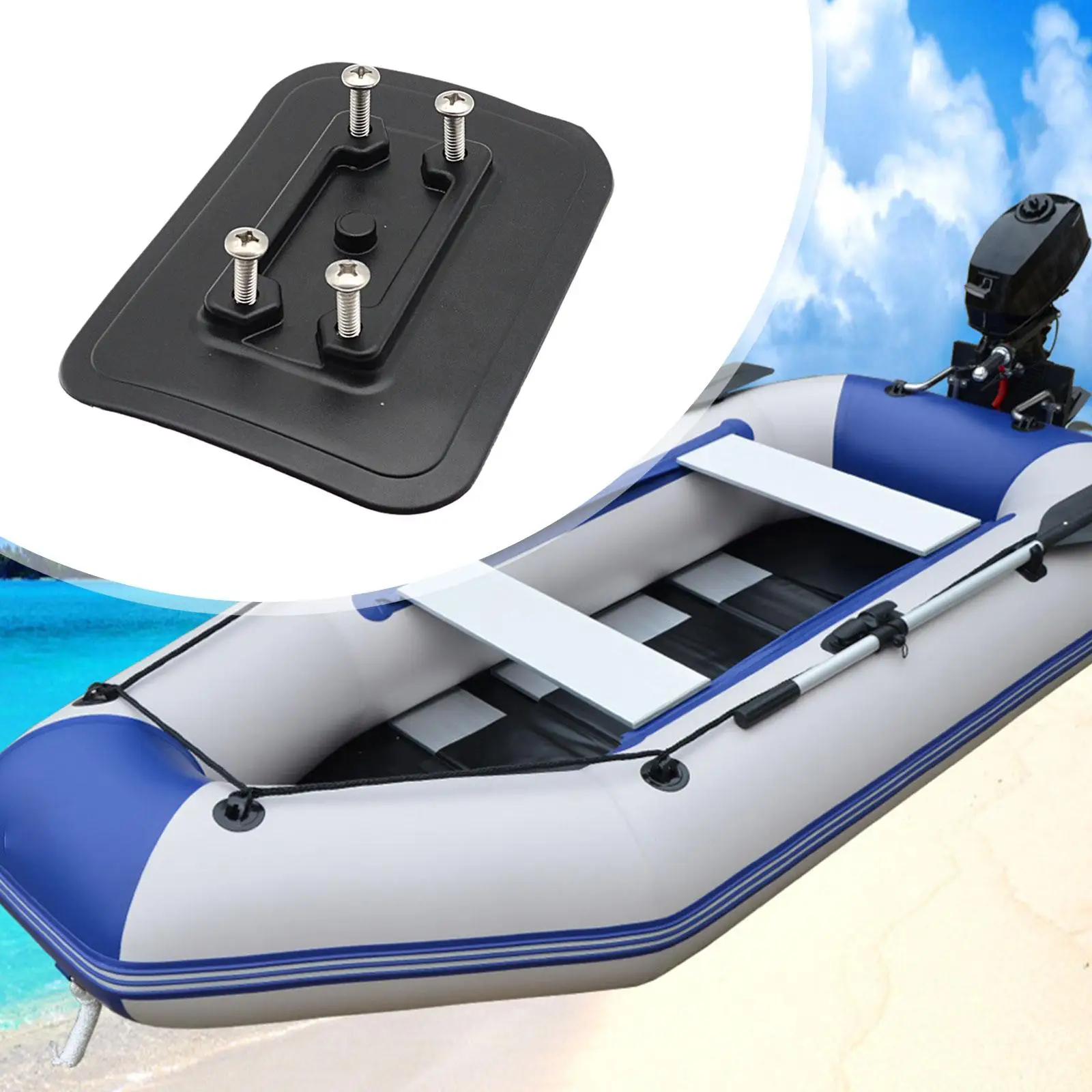 Inflatable Boats Glue on Pad PVC Parts for Kayaking Surfboard Outdoor Sports