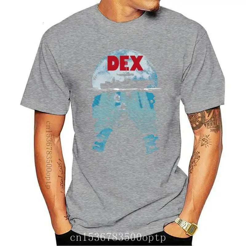 Abbigliamento Uomo Dex Dexter Jaws Mashup T-Shirt Da Uomo
