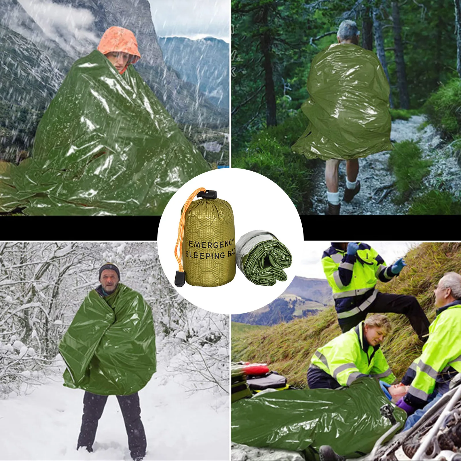 Emergency Sleeping Bags For Survival Emergency Blankets With Storage