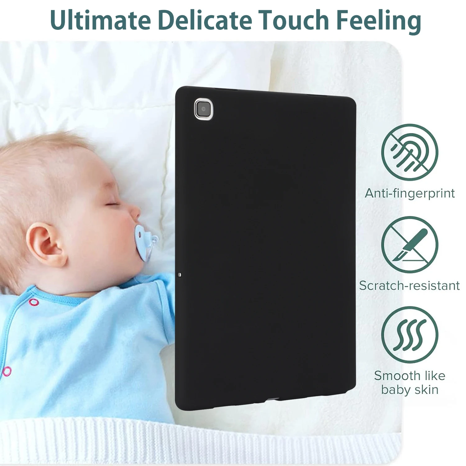 Durable Anti-Fingerprint TPU Tablet Case