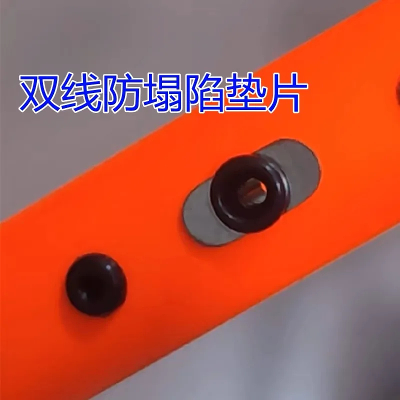 50pcs Badminton racket anti collapse metal gasket double hole anti collapse gasket
