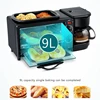 Coffee Maker Breakfast Machine Oven Bread Machine Toaster Toaster Oven 3 in 1 Breakfast Maker Pizza Maker Cooking 2