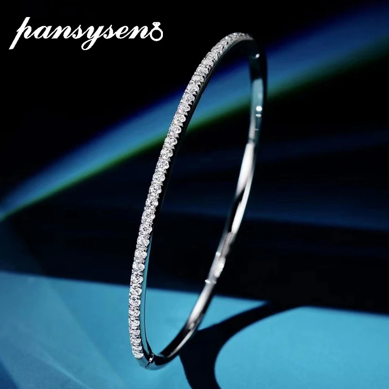 Pulsera De Plata De Primera Calidad Con Diamantes Y Circonitas Cúbicas