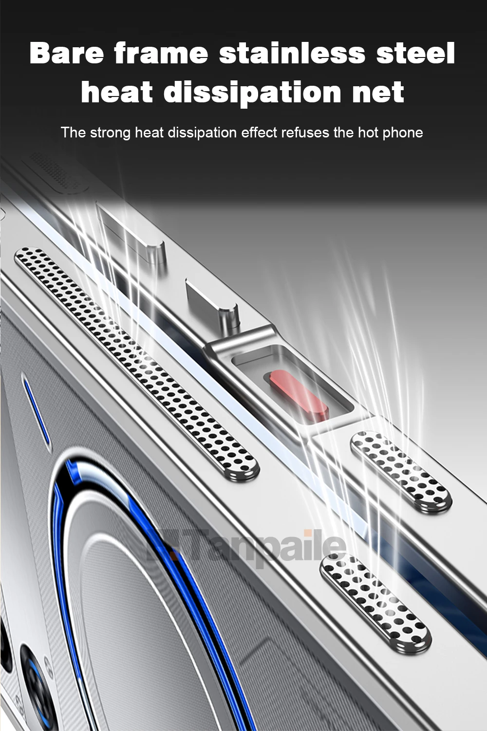 Enhanced Metal Frame Bumper Case with Heat Dissipation