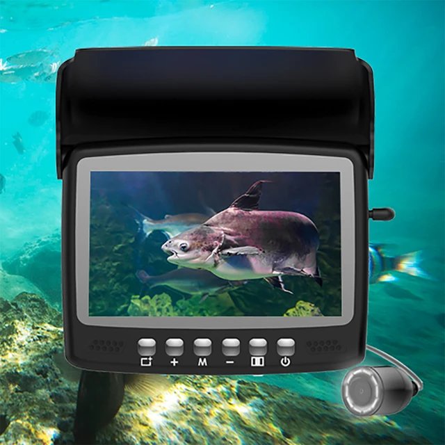 Video Fish Finder Underwater Ice Video Fishfinder Fishing Camera 8 Infrared  Lamp 4.3 Inch Monitor Camera Kit fish caught fish - AliExpress