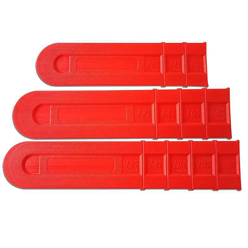 1PC Garden Accessories Chain Saw Guide Plate Cover Red Electric Chain Saw Power Tool Chainsaw Chain Scabbard Guard