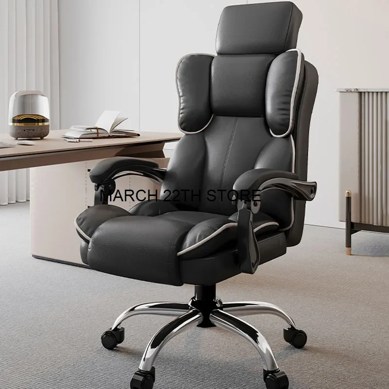 

Mesh Ergonomic Office Chair Accent Massage Leather Comfy Chair Home Office Rolling Sillas De Oficina Livingroom Furniture Sets