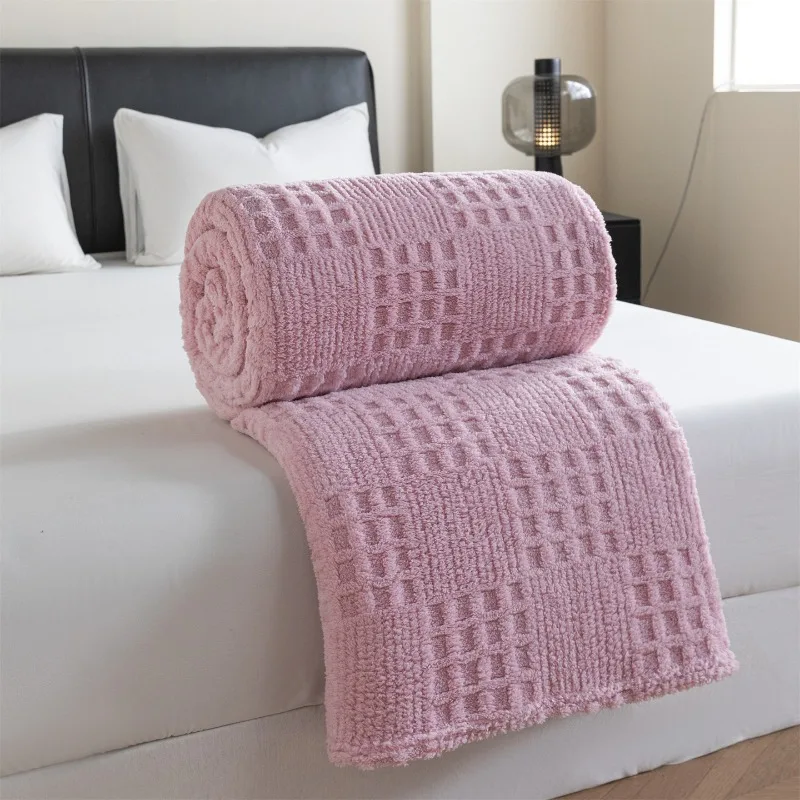 Waffle Jacquard Cotton Blanket 2