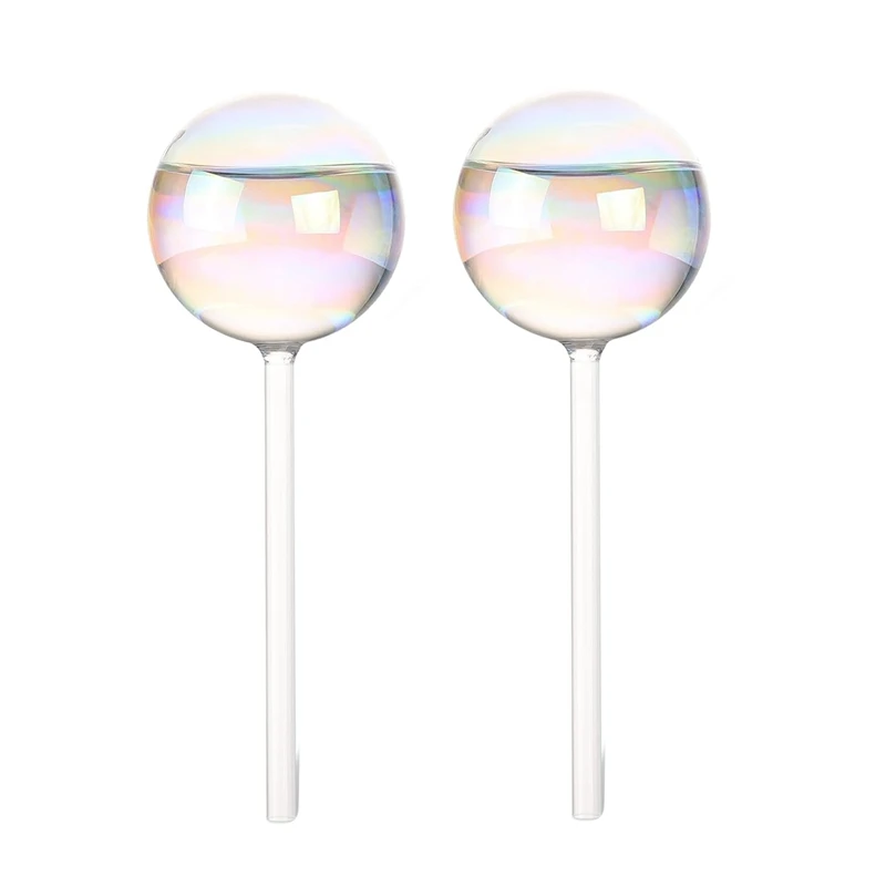 

2 Weeks Extra Light Color Glass Water Bulbs For Indoor Plants Plant Self Watering Globes