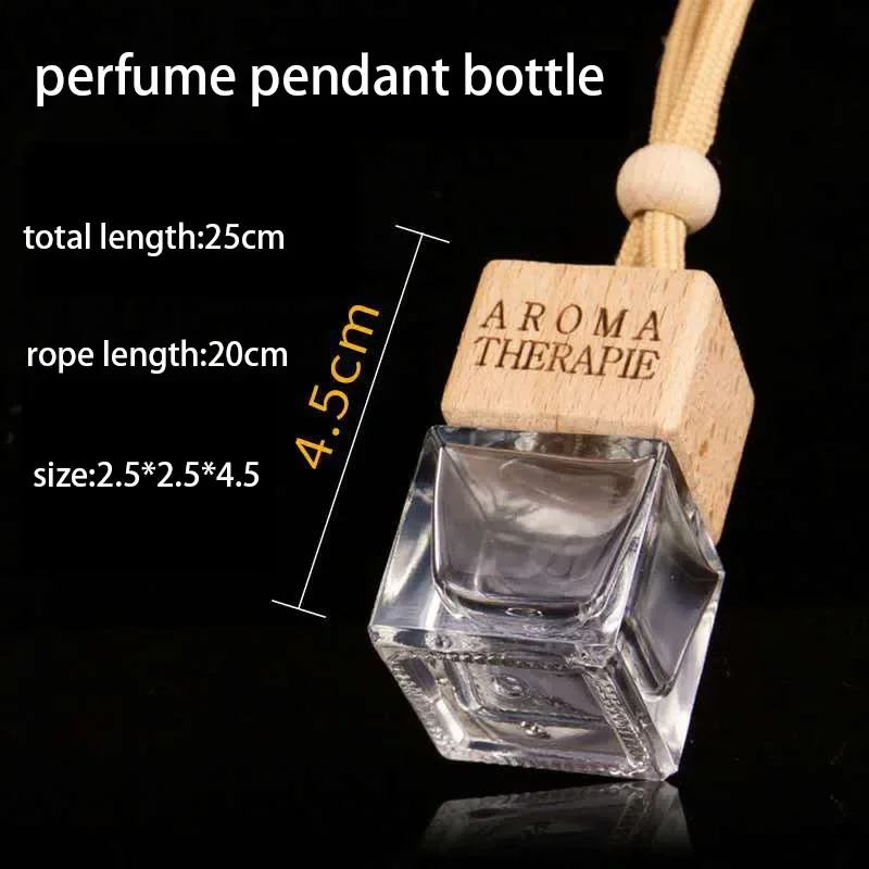 Car Air Outlet Freshener Diffuser Fragrance Bottle Clip Perfume Bottle Pendant Essential Oil Auto Hanging Ornament Interior 2