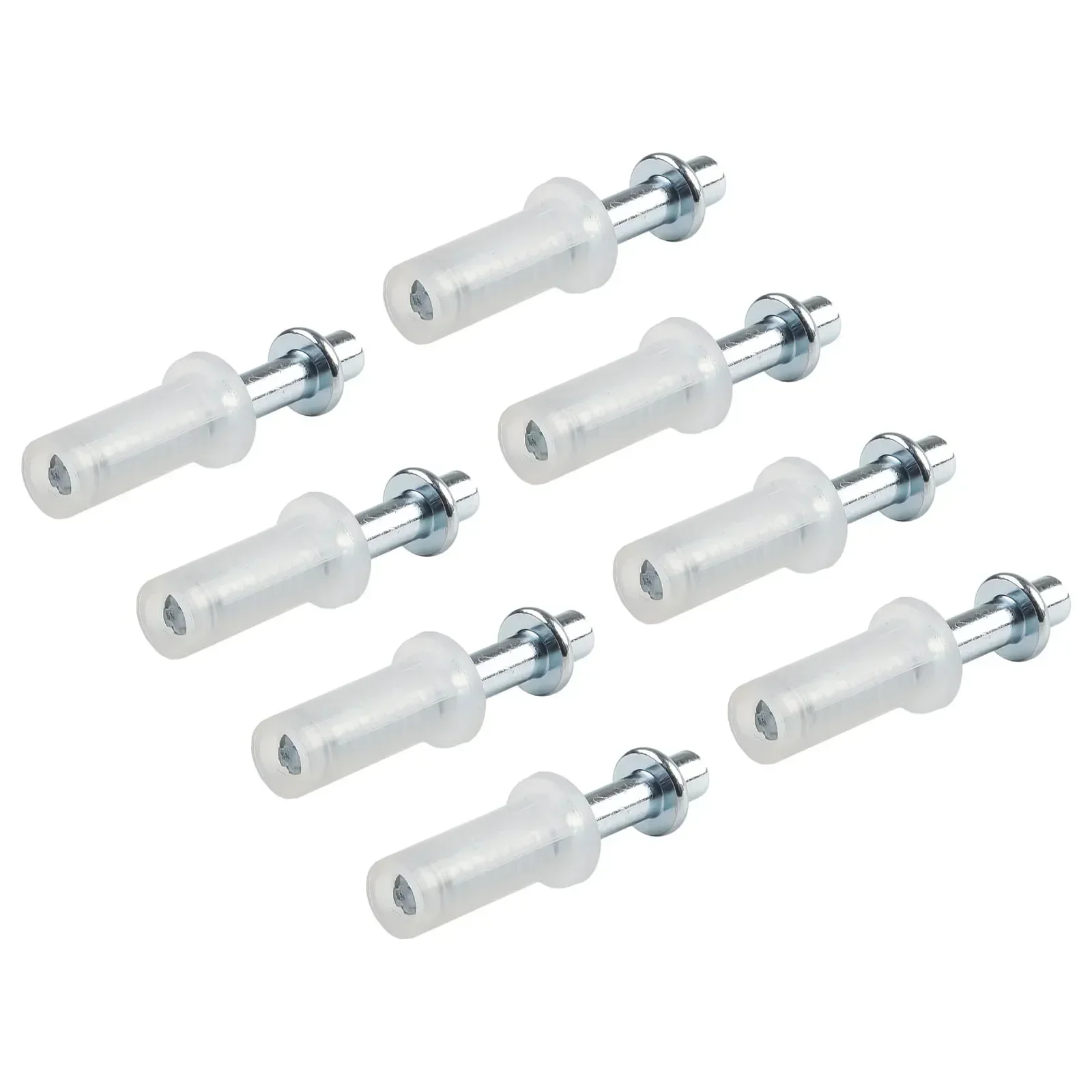 Hardware Top Pivot 8PCS BiFold Bifold Door Hardware Door Top Pivot Fit Jamb Floor Stand Nylon Silver Replacement