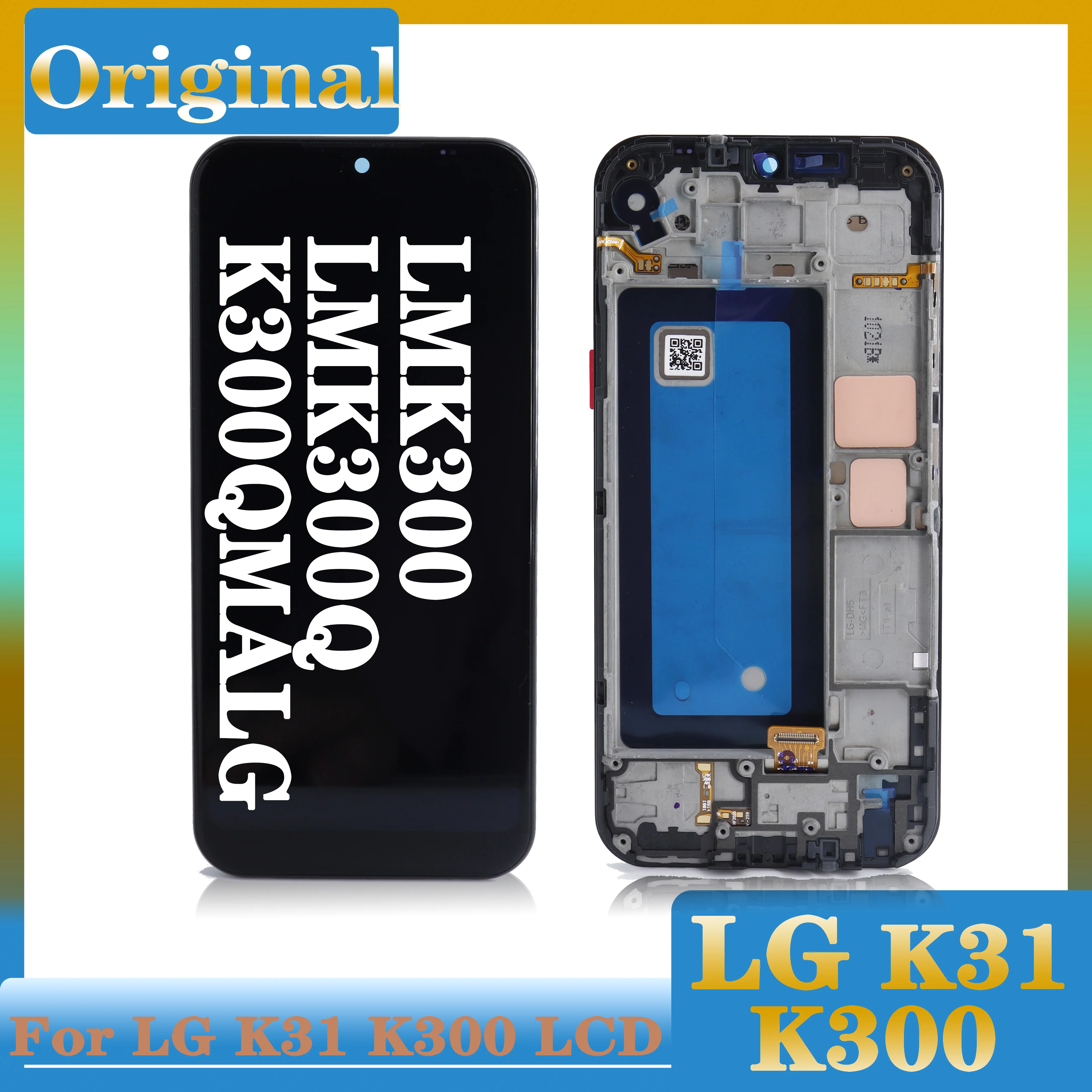 Lcd Originale Per Lg K31 K300 Display Lcd Touch Screen Digitizer Assembly Con Parti Di Ricambio Del Telaio Per Schermo Lg K300