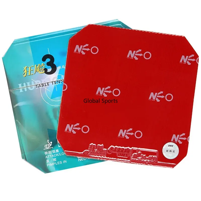 Original DHS Hurricane 3 NEO HURRICANE 3 Table Tennis Rubber Hurricane-3 Pips-in Original DHS Ping Pong Sponge table tennis rubber
