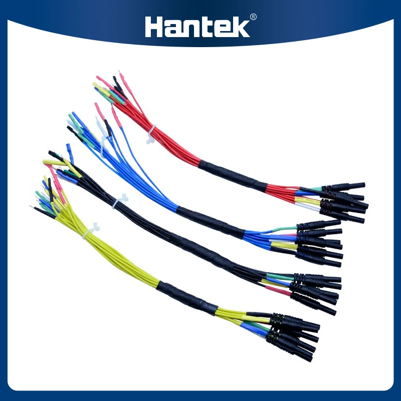 Hantek 6-way Universal Breakout Leads HT306 for Automotive Oscilloscope Diagnostic 4 Sizes 0.6 mm 1.5 mm 2.3 mm 2.8 mm