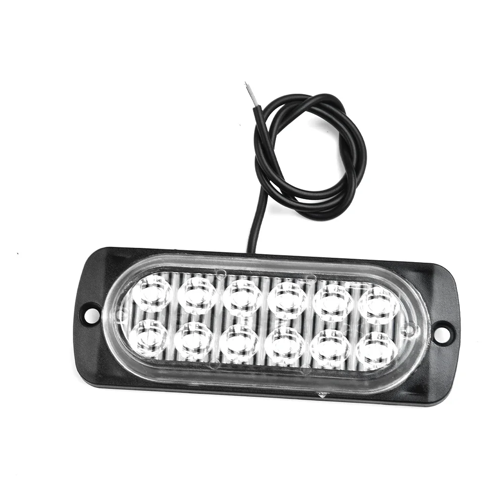 

Car Fog Light Day Driving Running Light Truck Warn Safety Urgent Always Bright Light Lamps DC 12V 36W White 12 LEDs