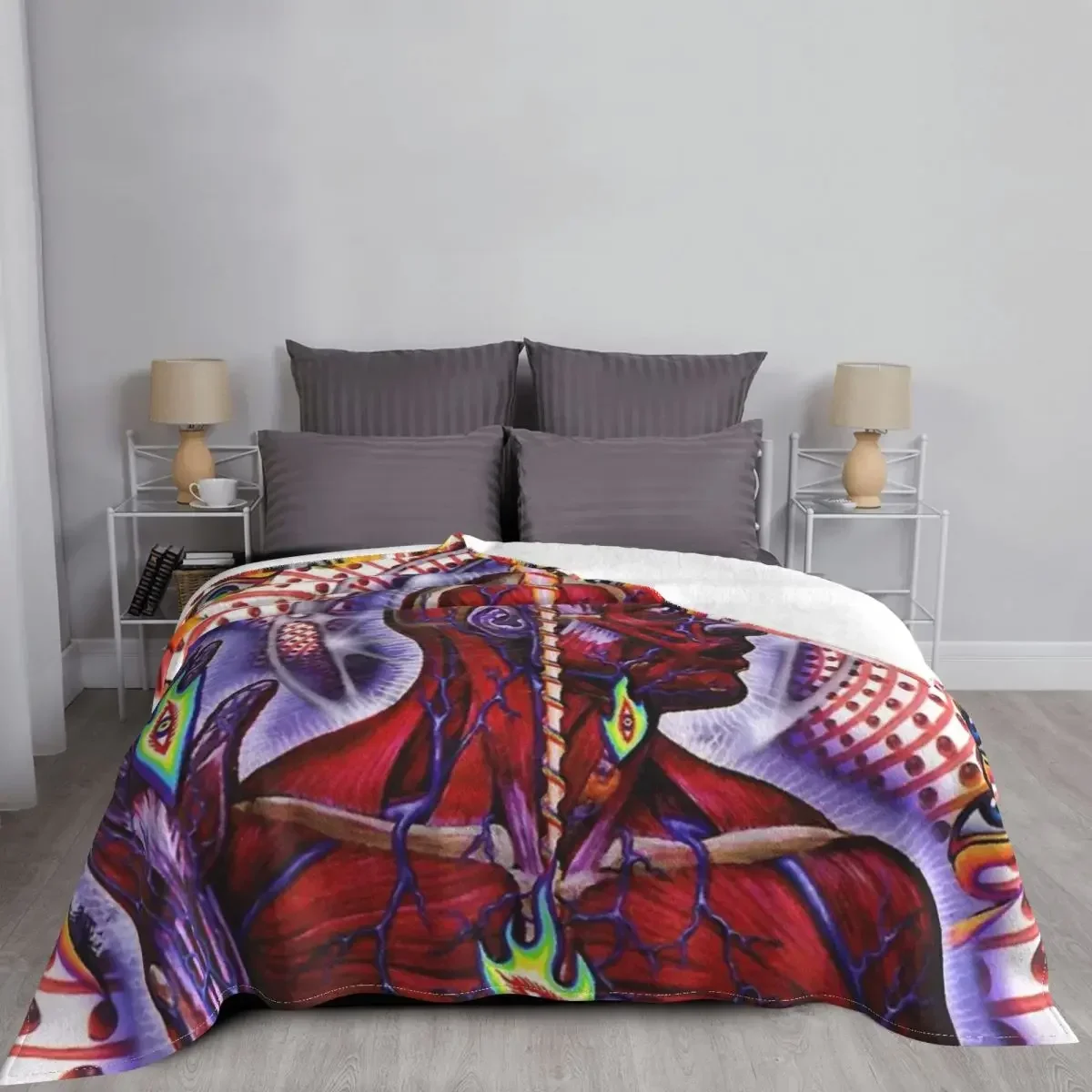 Lateralus ?nima Fear Inoculum 10,000 Days Undertow Throw Blanket Softest valentine gift ideas Fashion Sofas Blankets 4
