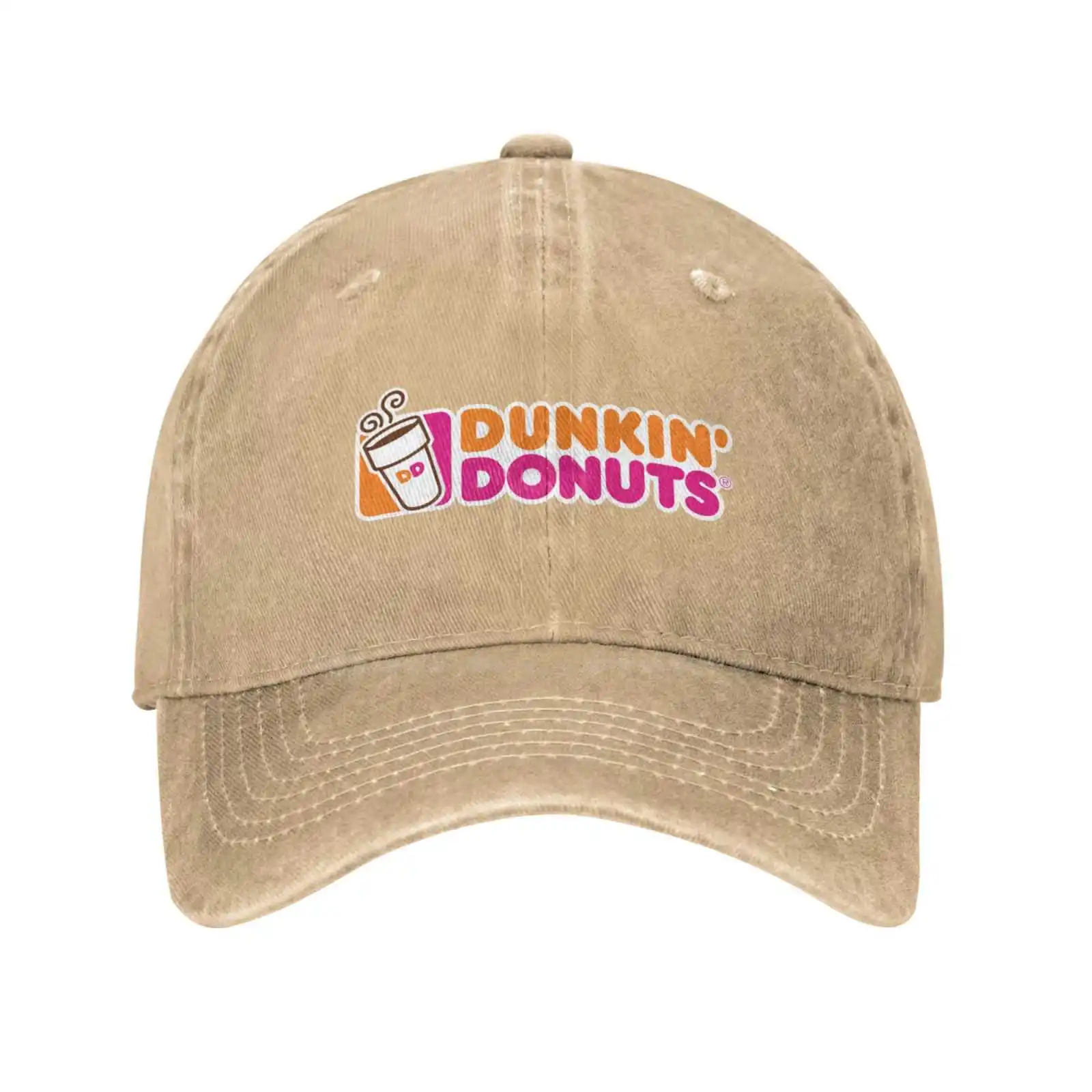 

Dunkin, модная качественная джинсовая бейсболка с логотипом пончиков