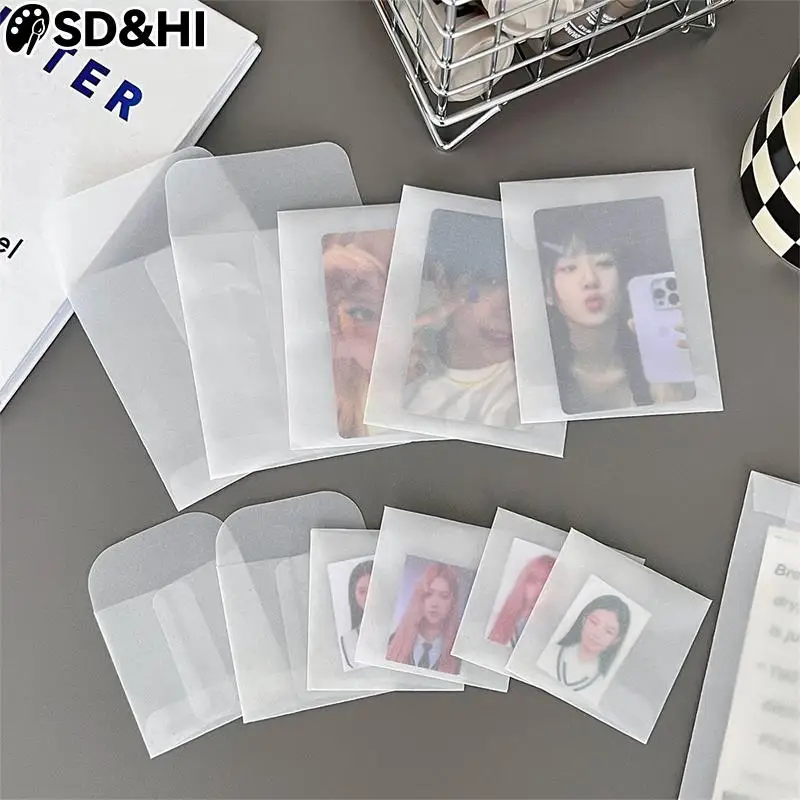 Semi-transparent Sulfuric Acid Paper Envelopes For DIY Postcard Card Storage Wedding Invitation Gift Packing Jewelry Packing