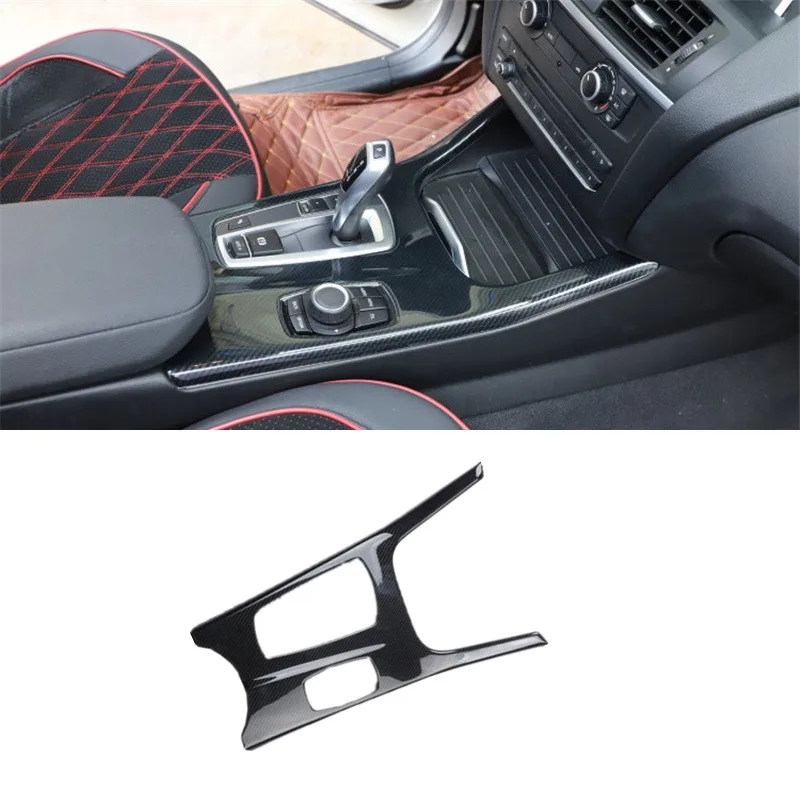 

Carbon Fiber Printed Car Center Console Gear Panel Cover for BMW X3 X4 2011 2012 2013 2014 2015 2016 2017 Interior Styling