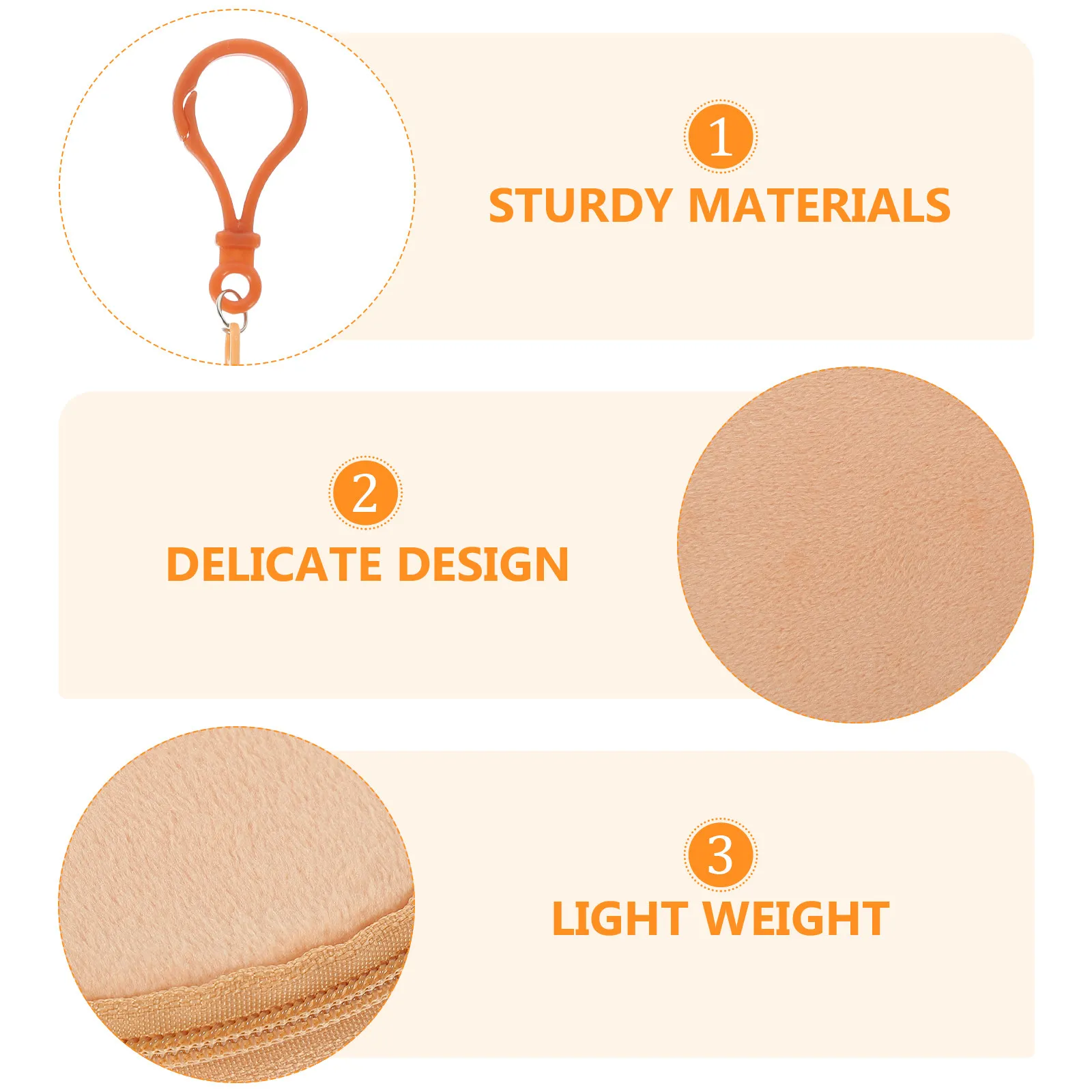 여성을위한 3Pcs 작은 원형 지갑 지퍼가 달린 동전 지갑 이어폰 가방 경량 휴대용 스토리지 이어폰 케이스