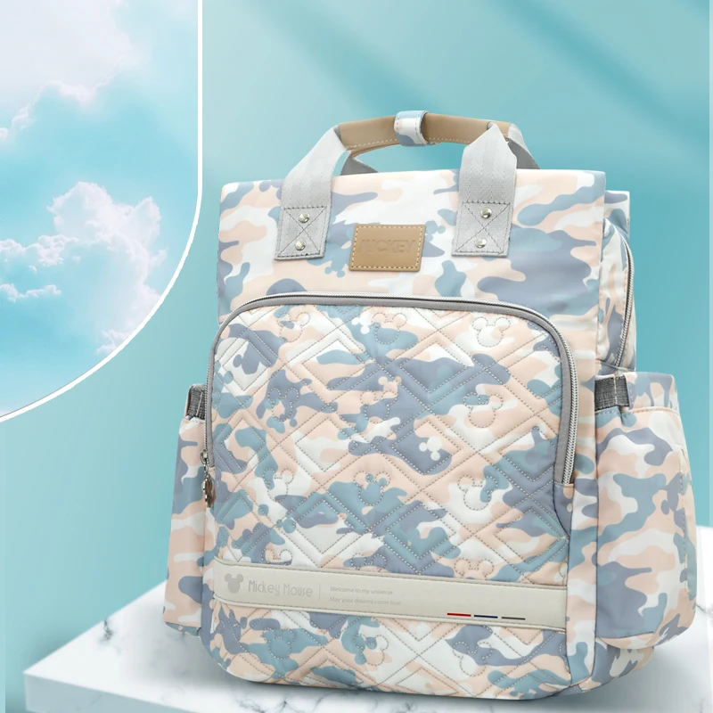 

Disney Mom Diaper Bag Large Capacity Diaper Bag Backpack Multifunctional Baby Bed Bags Maternity Nursing Handbag