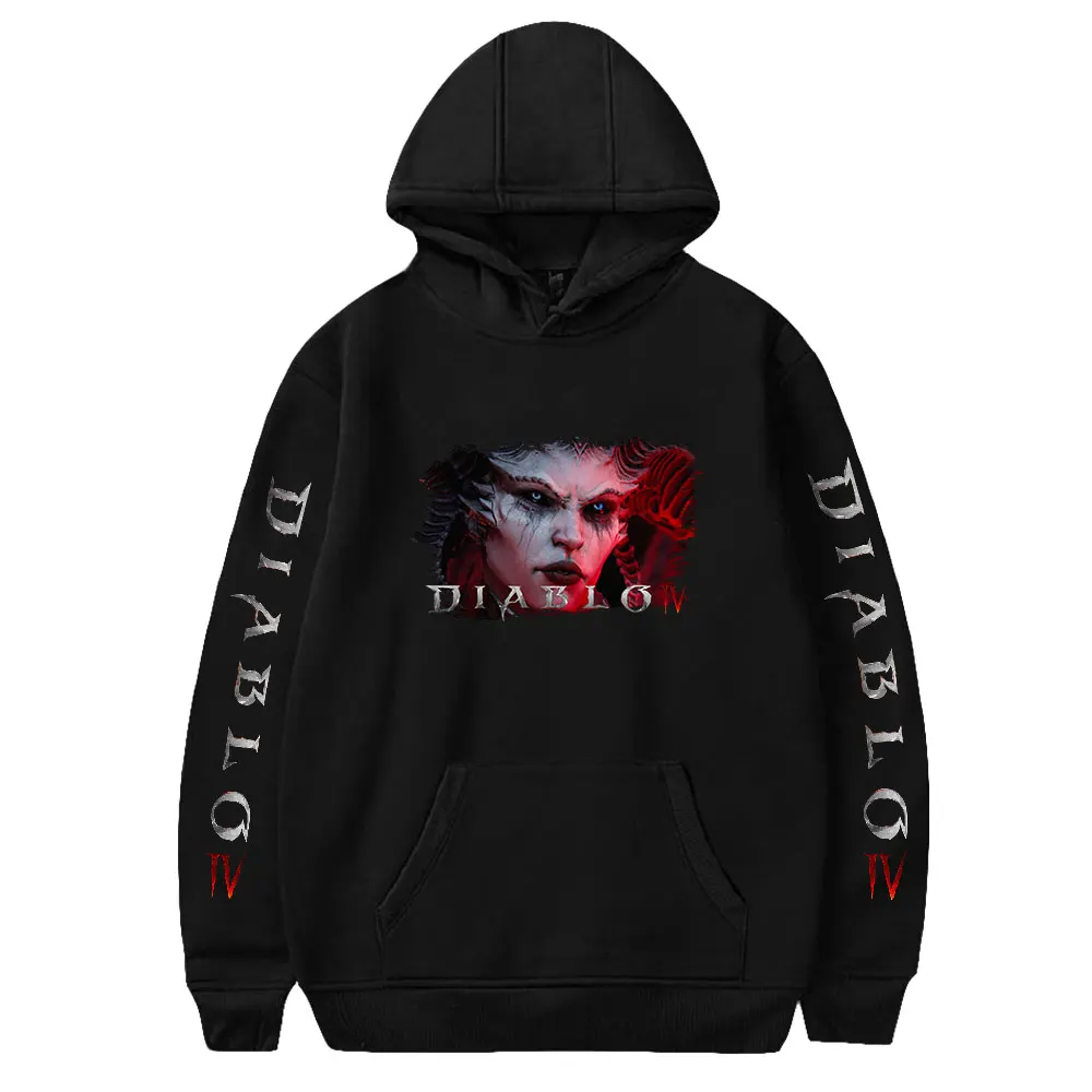 

Diablo IV 2023 Y2kStreetwaer World Tour Hoodie Long Sleeve Sweatshirt Hip Hop Style Men Women's Clothes