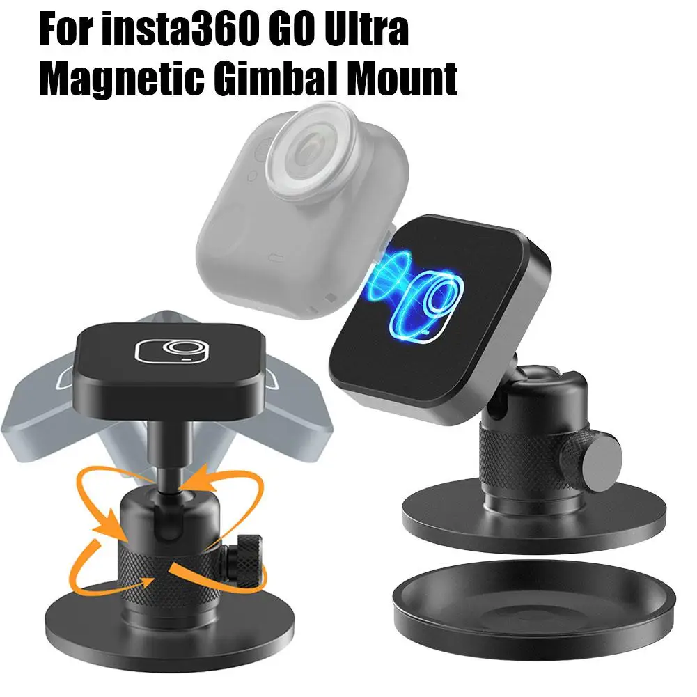 Support métal pour Insta360 GO Ultra - Noir