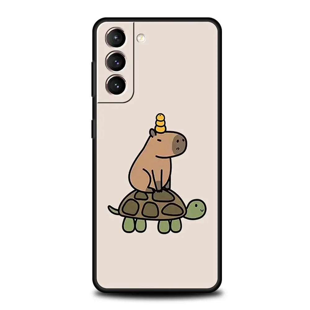Adorable Capybara Soft Silicone Phone Case