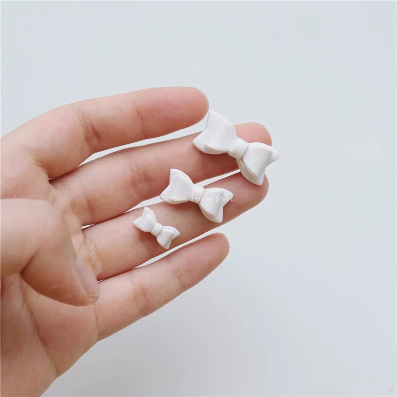 Bowknot Integrated Molding Polymer Clay Mold Mini Bows Soft Pottery Earrings Jewelry Making Cutting Dies DIY Handmade Decoration silicone mold polymer clay cutter pottery clay tools