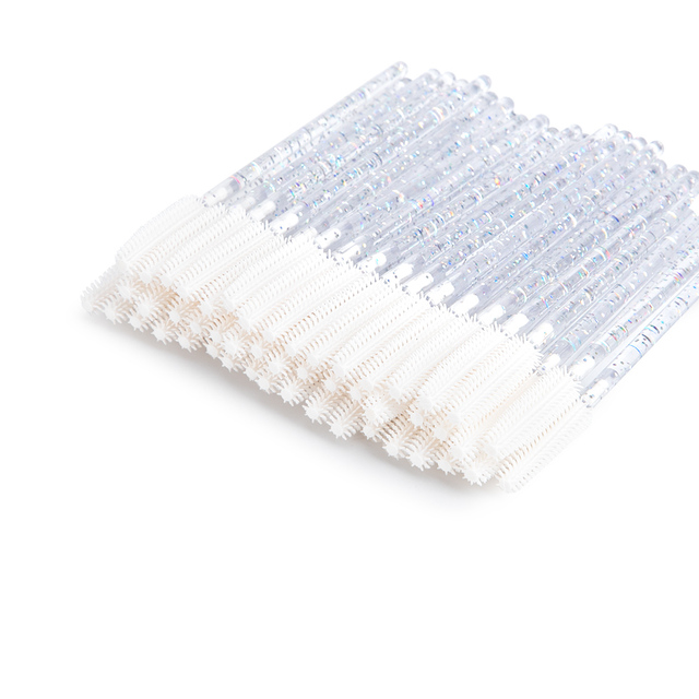 Silicone Gel Eyelash Brush Comb  Eye Lashes Mascara Applicator Wands Makeup Professional Makeup Beauty Tool For Women