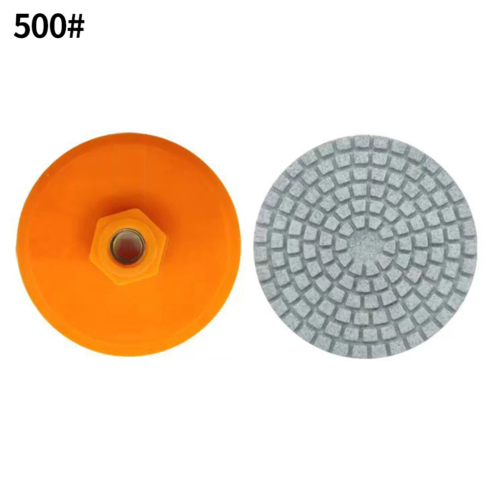 80mm 3 Inch Wet Dry Buff Disc 150-1000 Grit Diamond Flexible Grinding Discs M10 Abrasive Tool for Granite Stone Concrete Marble