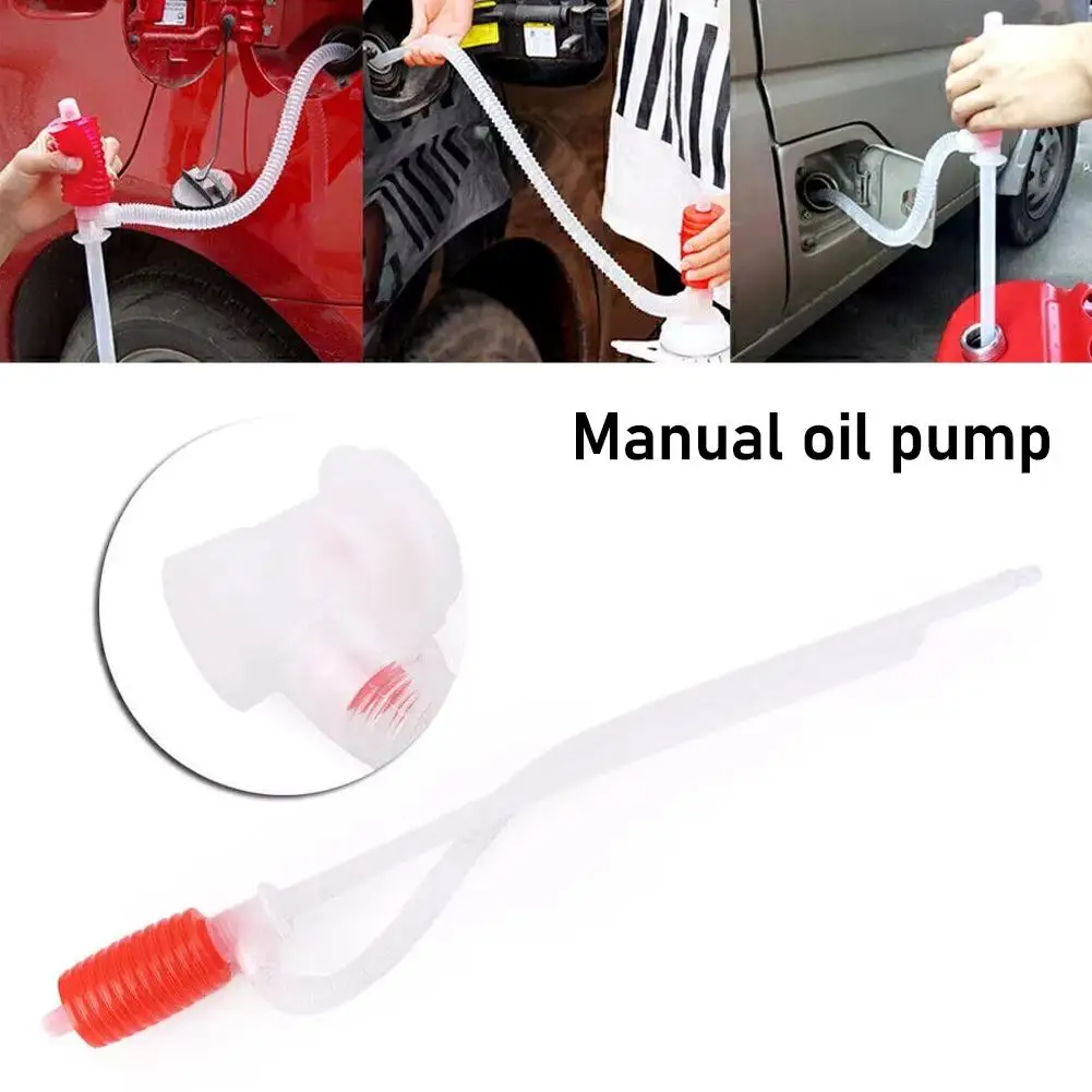 Tragbare manuelle Siphon Saug wasser chemische Flüssigkeits pumpe Auto LKW Kraftstoff Siphon Öl Benzin Diesel Transfer Sauger Handpumpe – Detail 1